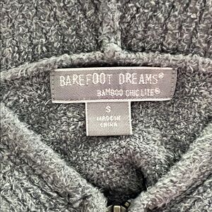 Barefoot Dreams Soft Gray Zip-Up